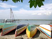 Fisherman boat on the beach, Cochin