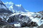 The source of river Ganges-Gomukh, Gangotri